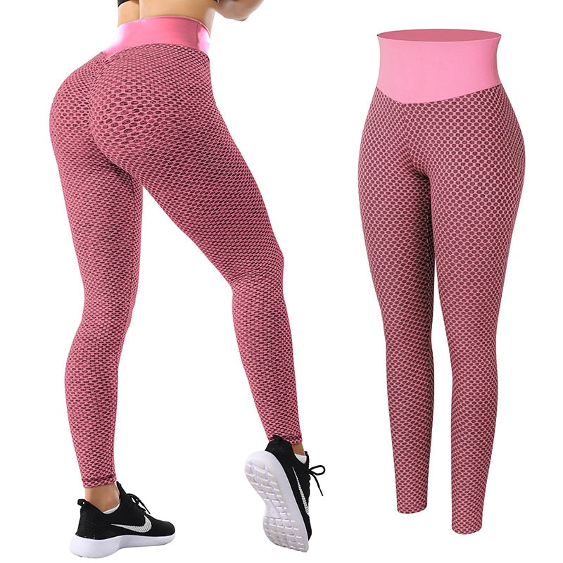 Booty Scrunch Contour Leggings - Strawberry Pink